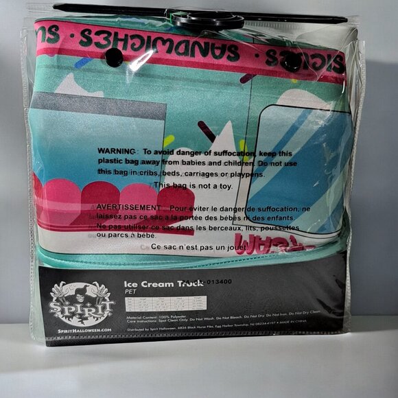 Spirit Ice Cream Truck Pet Costume large - Picture 2 of 12